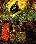 Theodore   Gericault l' assomption de la vierge Germany oil painting artist